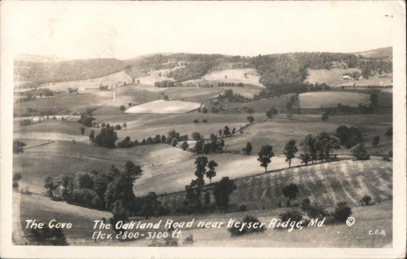 The Cove, Oakland Road near Keyser Ridge, Maryland