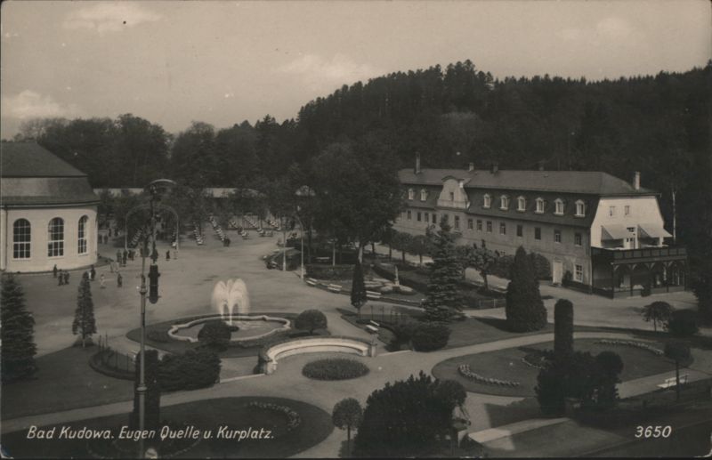 Eugen Quelle and Kurplatz in Bad Kudowa Kudowa-Zdrój Poland