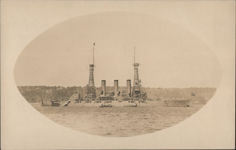 United States Navy Battleship at Sea Battleships