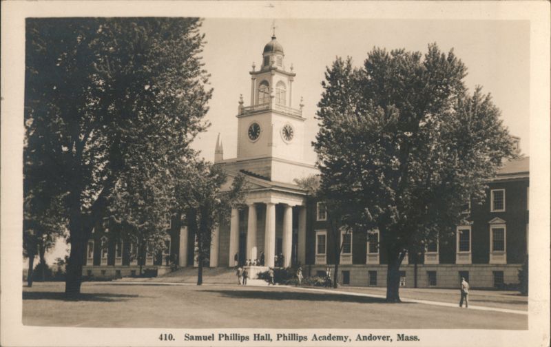 Samuel Phillips Hall, Phillips Academy Andover Massachusetts