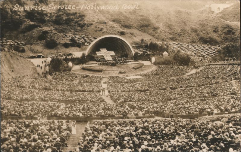 Sunrise Service at the Hollywood Bowl California