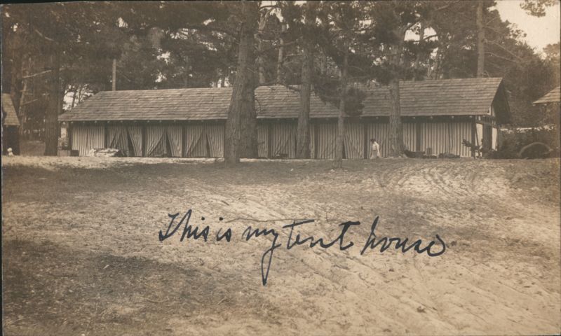 YMCA Tent House in Pacific Grove California