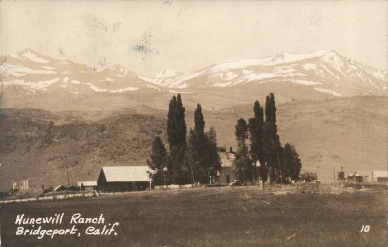 Hunewill Ranch with Mountain Backdrop Bridgeport California