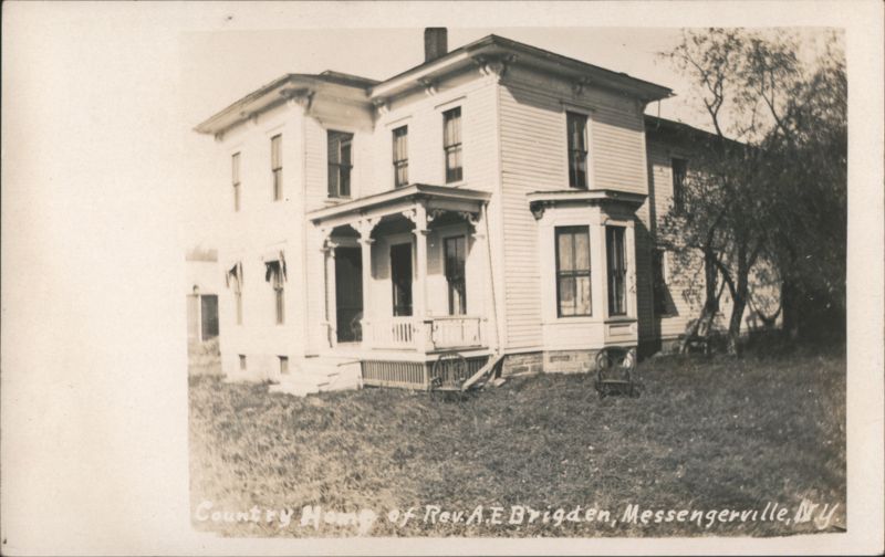 Country Home of Rev. A.E. Brigden Messengerville New York