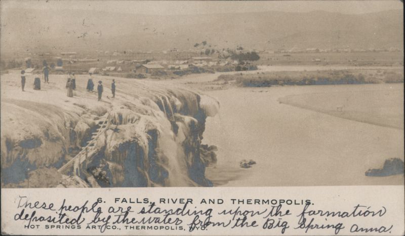 Falls, River and Thermopolis, Wyoming