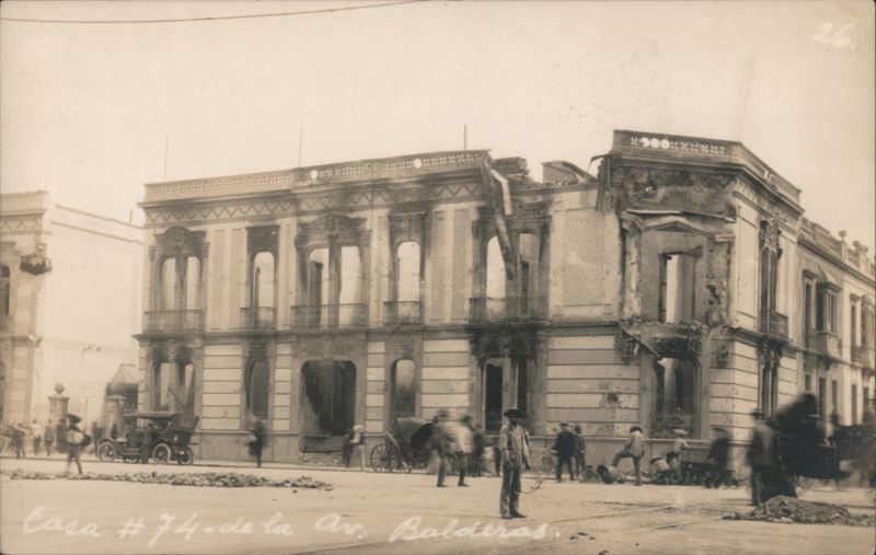 Damaged Building at 74 Balderas Avenue Mexico City