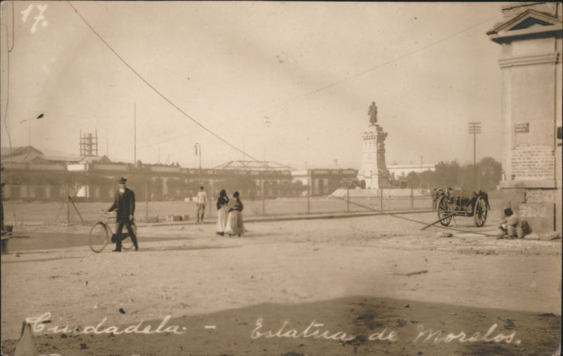Ciudadela and Morelos Statue Mexico City
