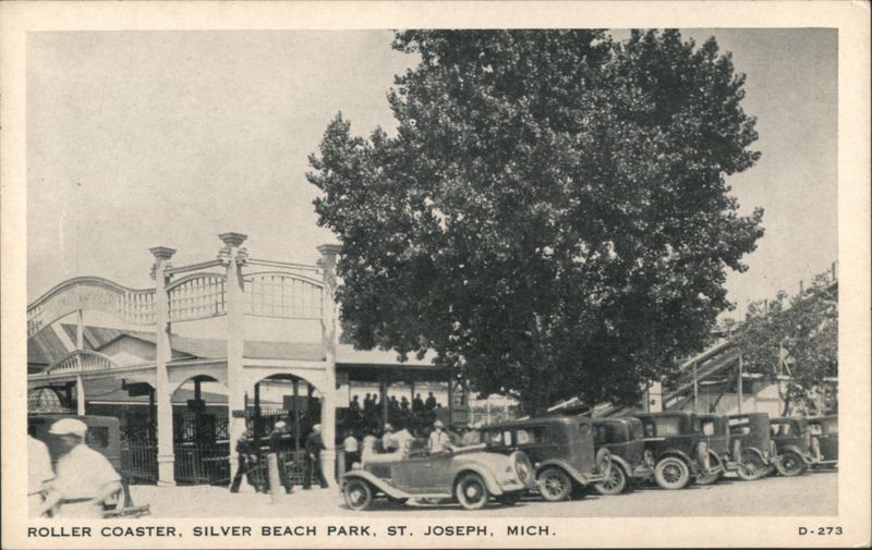 Roller Coaster at Silver Beach Park St. Joseph Michigan
