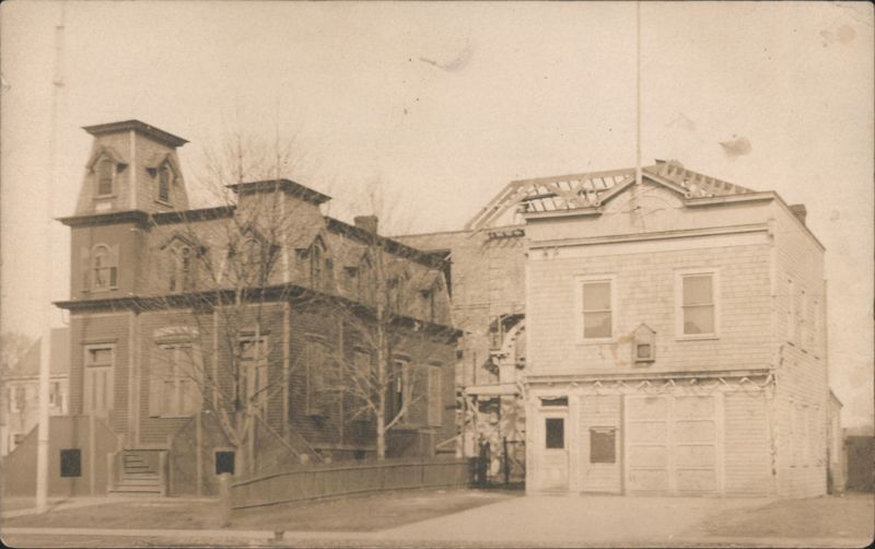 School Building and Construction Site Rutherford New Jersey
