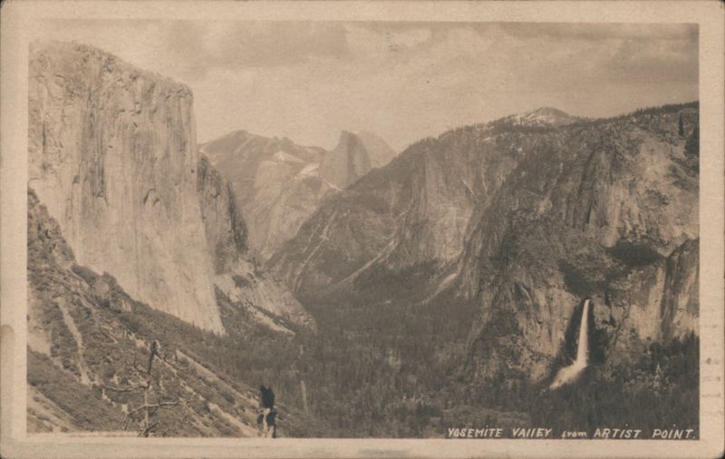 Yosemite Valley from Artist Point California