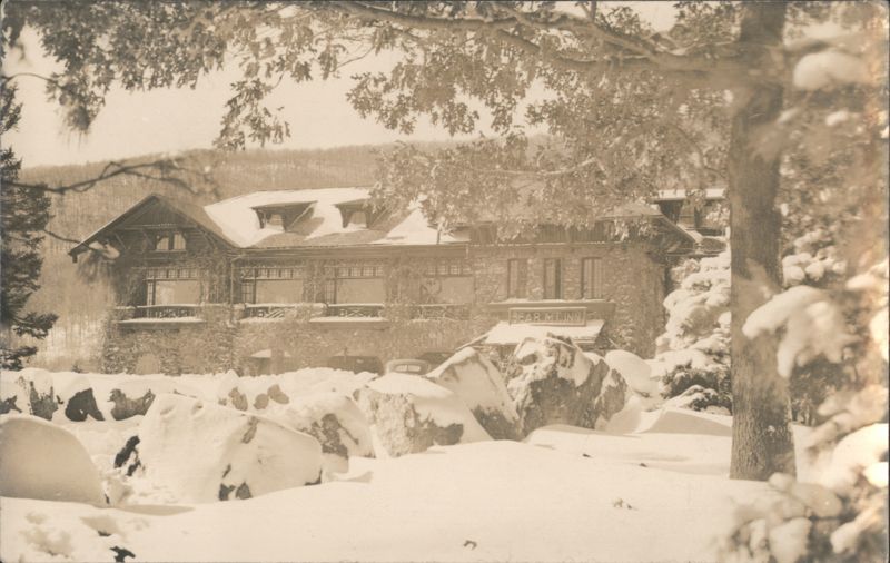 Bear Mountain Inn in Winter New York