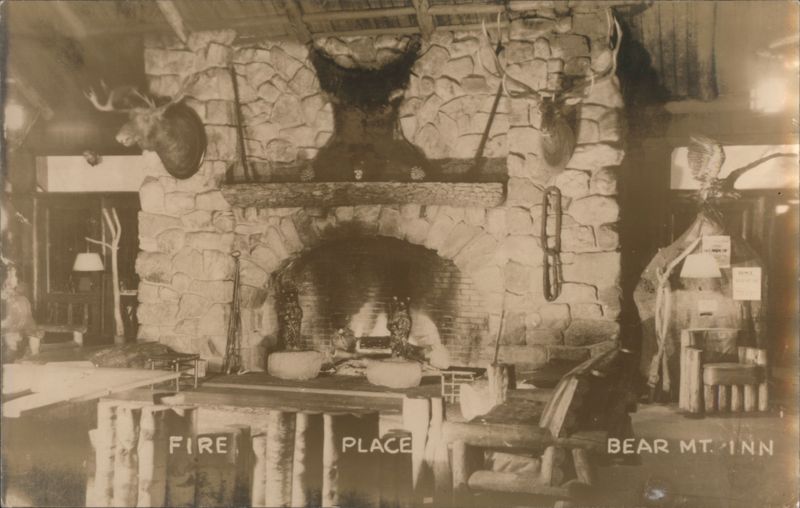 Fireplace at Bear Mountain Inn New York