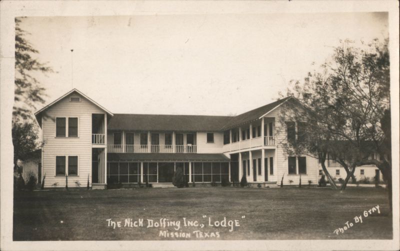 The Nick Doffing Inc. Lodge, Mission, Texas Gray