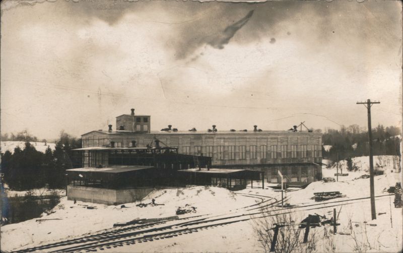 Hob Talc Mill Construction in Winter Hailesboro New York
