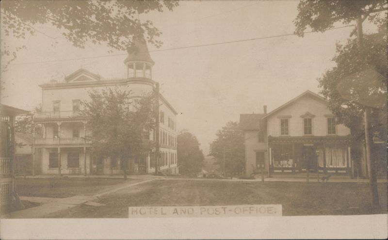 Hotel Mingos and Post-Office Building Laceyville Pennsylvania