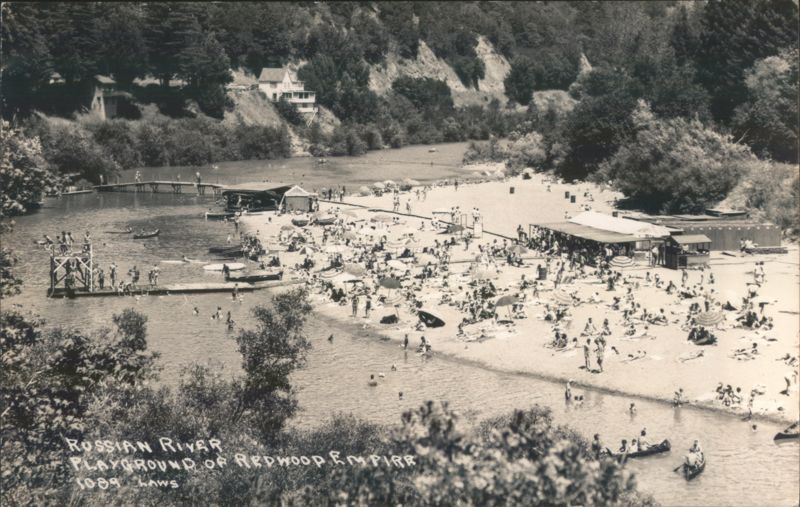 Russian River Playground of Redwood Empire California