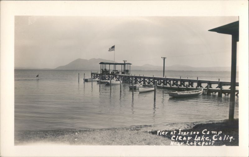 Pier at Iverson Camp, Clear Lake, California Lakeport