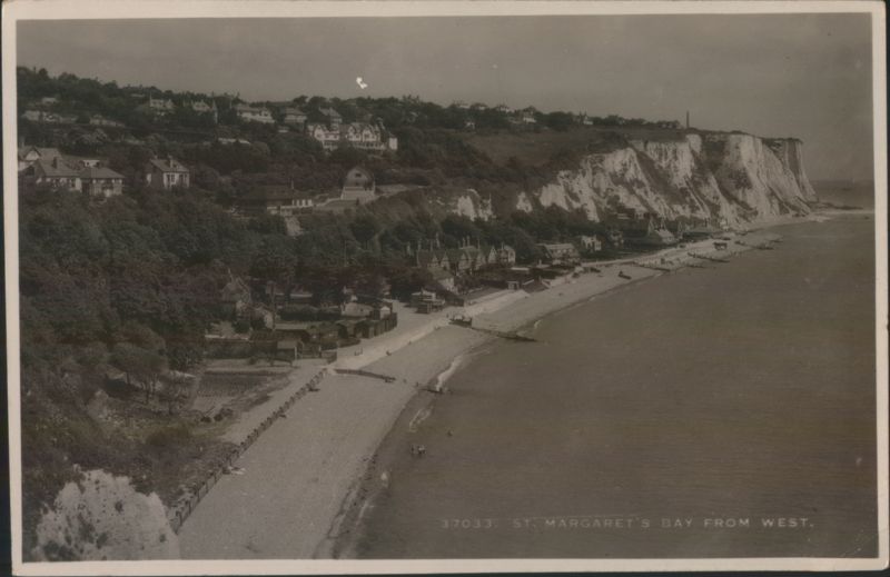 St. Margaret's Bay from West, Kent, England United Kingdom