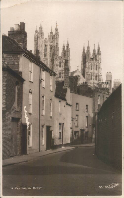 Canterbury Cathedral View from a Byway United Kingdom