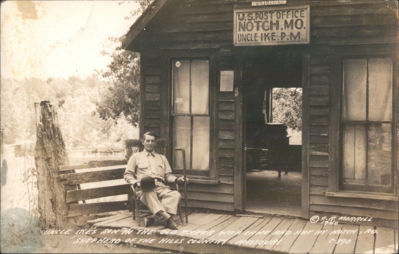 Uncle Ike's Son at U.S. Post Office in Notch, Missouri