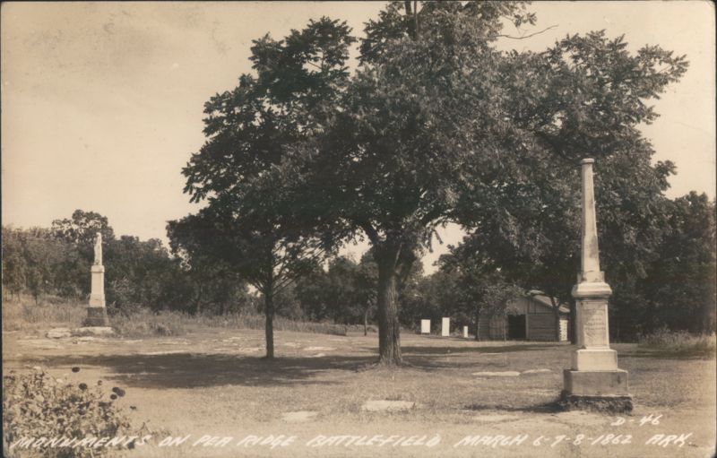 Monuments on Pea Ridge Battlefield, Arkansas