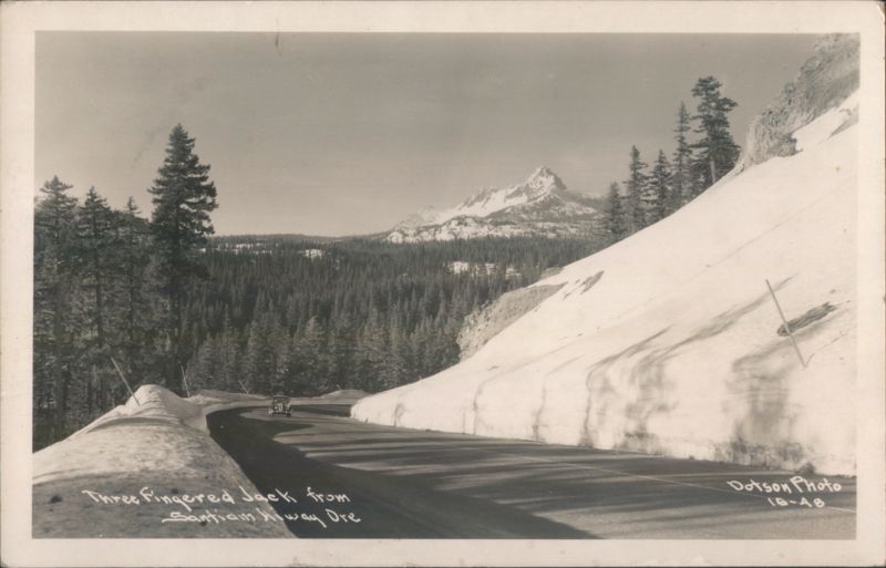 Three Fingered Jack from Santiam Highway Oregon Dotson