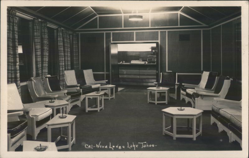 Cal-Neva Lodge Interior, Lake Tahoe Crystal Bay Nevada