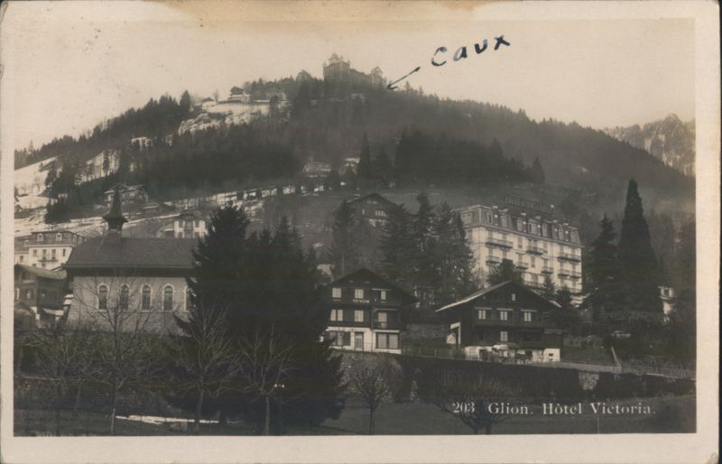 Glion Hotel Victoria and Caux Mountain View Switzerland