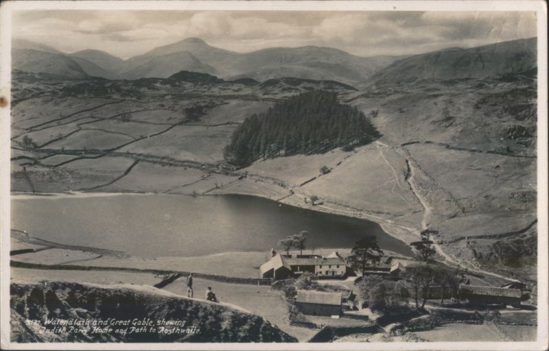 Watendlath and Great Gable, Lake District Keswick United Kingdom