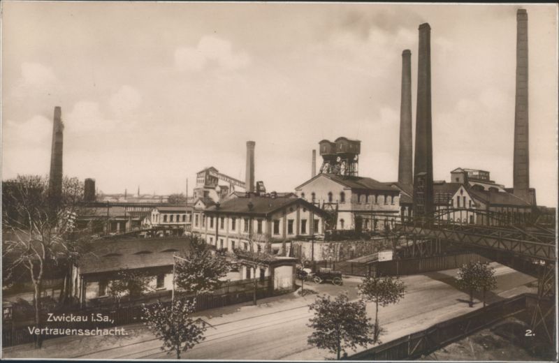 Vertrauensschacht Mine in Zwickau Germany