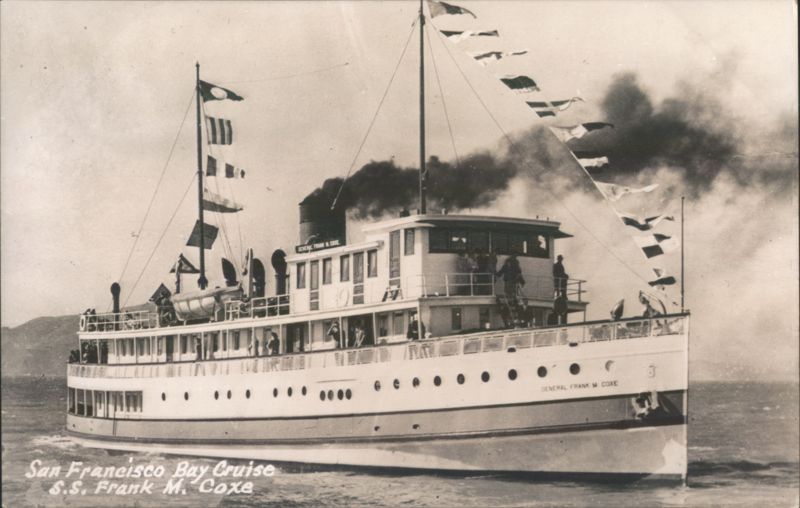 S.S. Frank M. Coxe San Francisco Bay Cruise Ship California