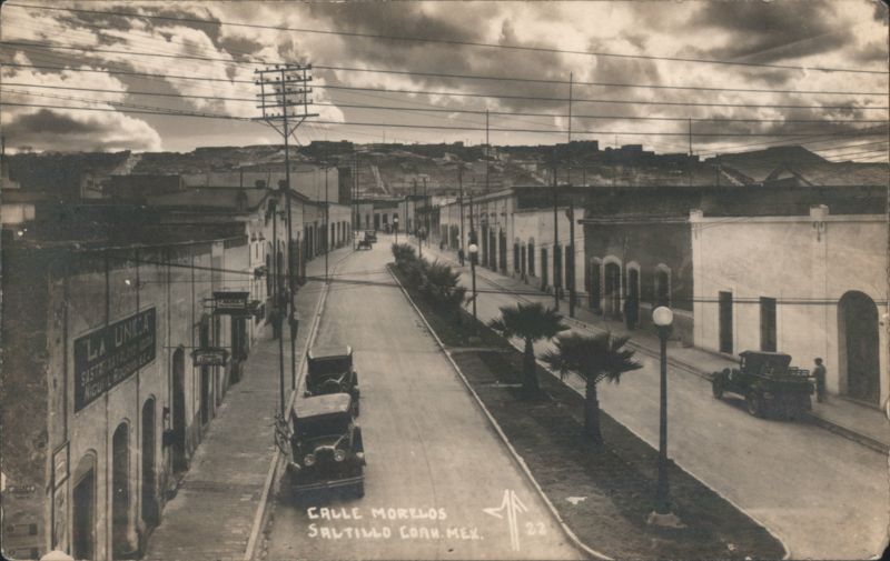 Calle Morelos Street Scene Saltillo Mexico