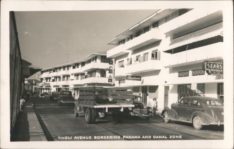 Tivoli Avenue Bordering Panama and Canal Zone Panama City