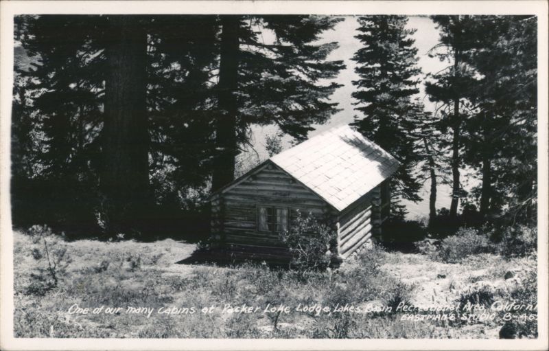 Cabin at Packer Lake Lodge, Lakes Basin Recreation Area California