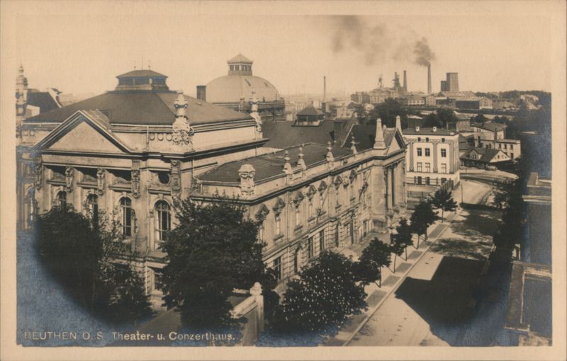 Theater and Concert Hall in Beuthen O.S. Bytom Poland