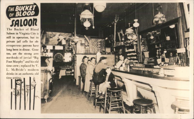 Bucket of Blood Saloon Interior, Virginia City Nevada