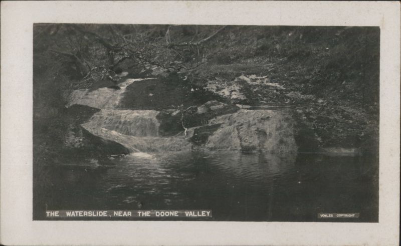The Waterslide, Near the Doone Valley Exmoor United Kingdom