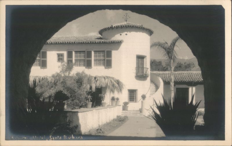 Biltmore Hotel Exterior View Santa Barbara California