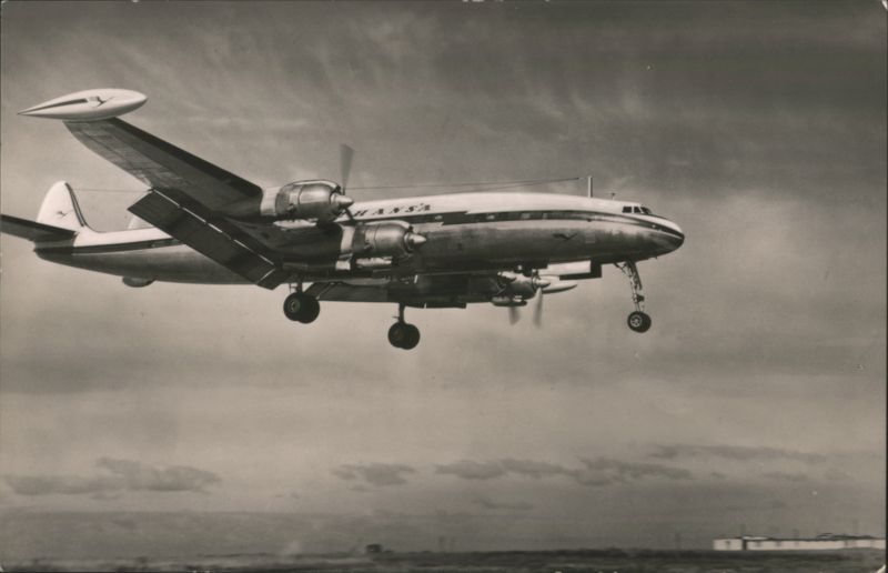 Lufthansa Lockheed Super G-Constellation Landing Germany