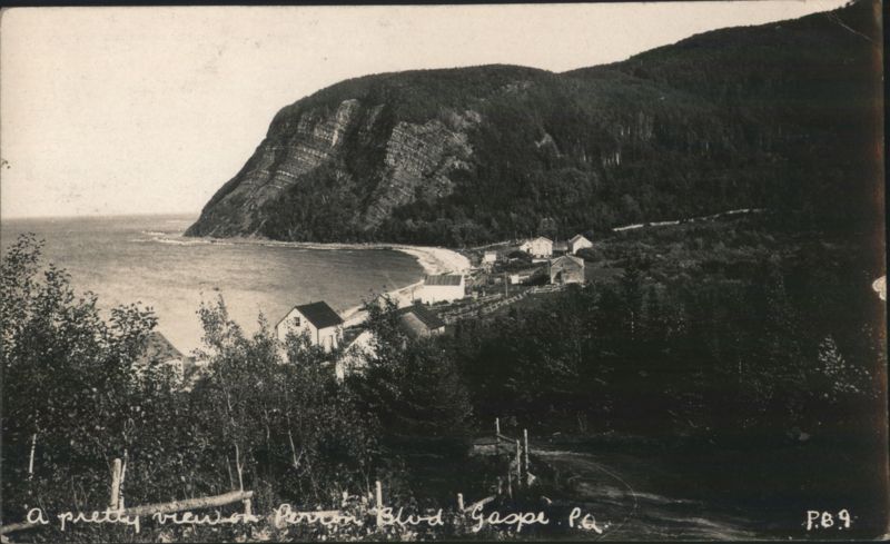 Pretty View on Perron Blvd, Gaspe QC Canada Quebec