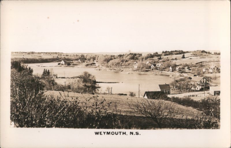 Weymouth, Nova Scotia Landscape View NS Canada