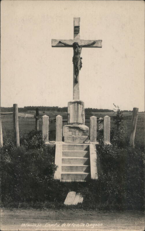 Crucifix de la famille Gagnon, Sainte-Famille, Quebec QC Canada