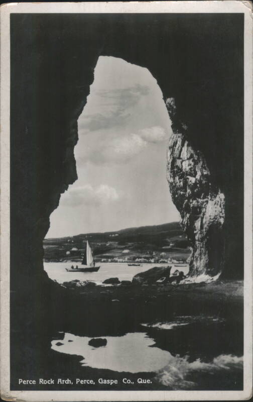 Perce Rock Arch, Gaspe Peninsula QC Canada Quebec