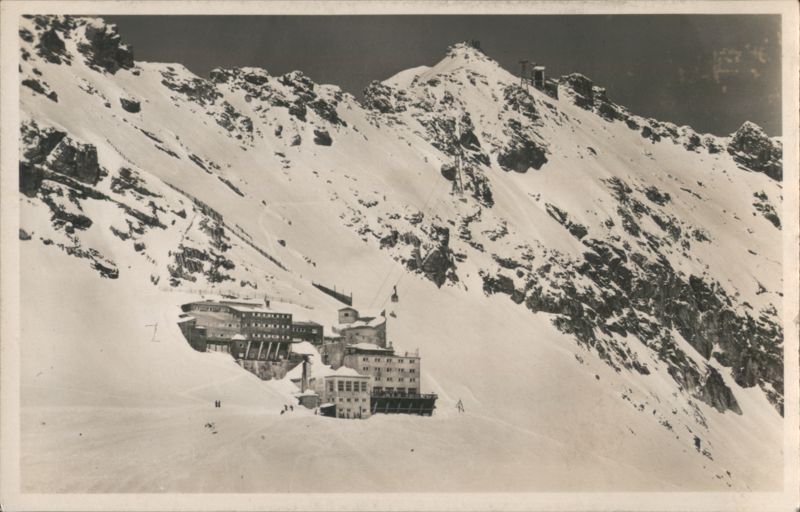 Schneefernerhaus and Zugspitze Summit, Bavaria, Germany Garmisch-Partenkirchen