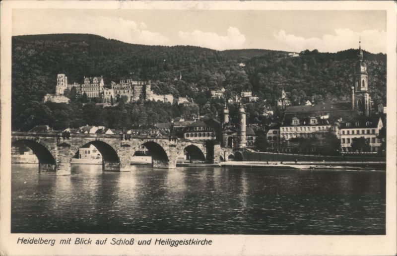 Heidelberg Castle and Church of the Holy Spirit Germany