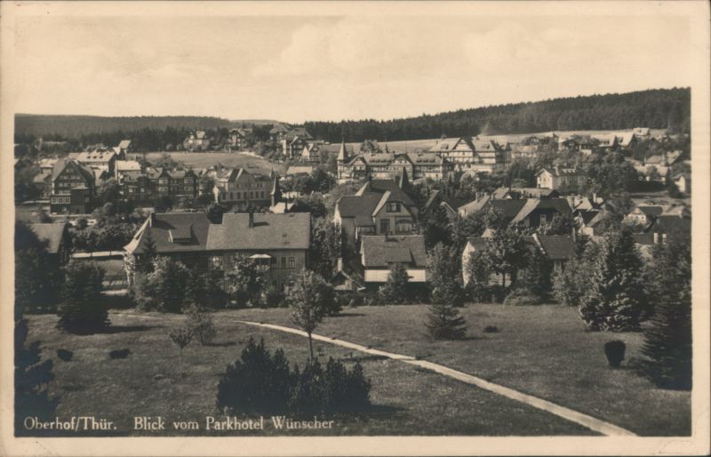 Blick vom Parkhotel Wünscher, Oberhof, Thüringen Germany