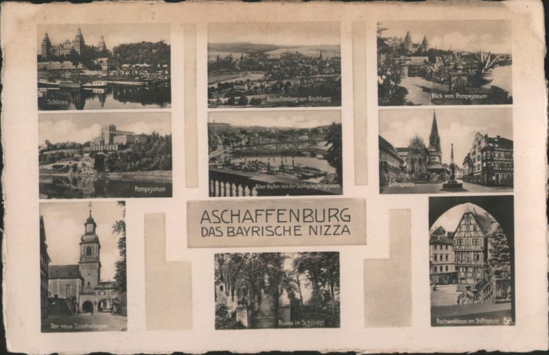 Aschaffenburg Das Bayrische Nizza Multi-View Germany