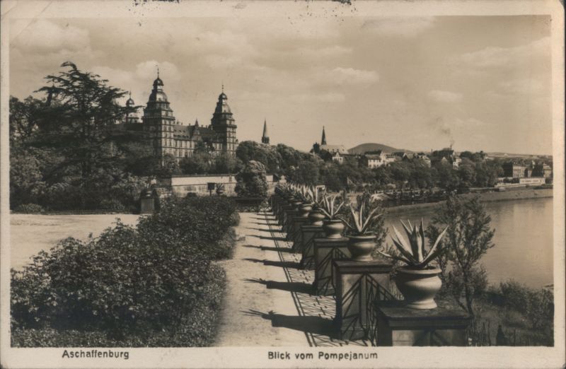 Pompejanum and Castle View, Aschaffenburg Germany