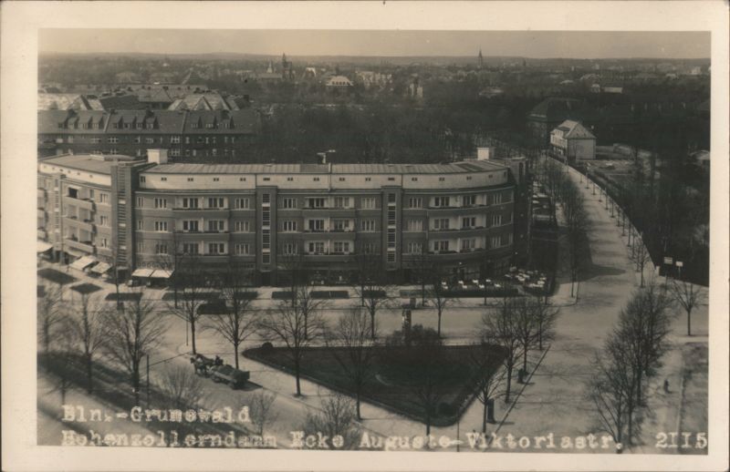 Hohenzollerndamm and Auguste-Viktoriastraße, Berlin-Grunewald Germany