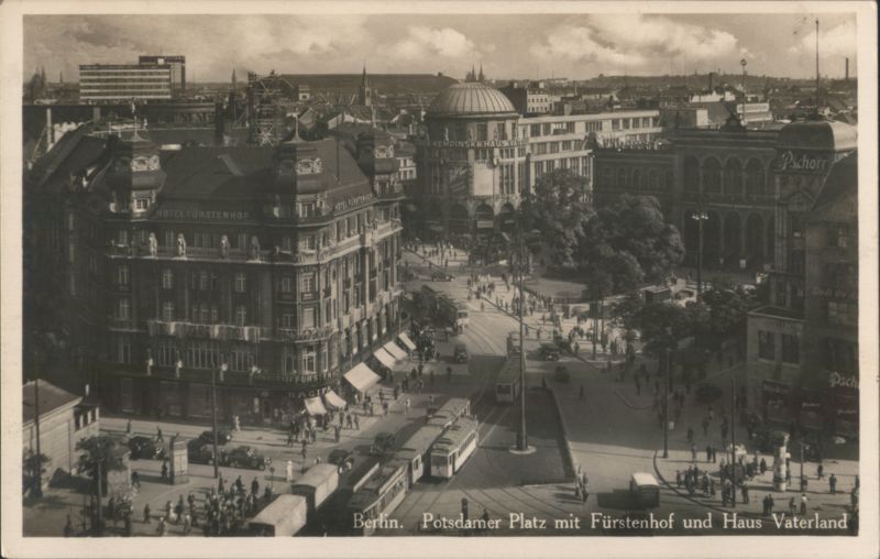 Potsdamer Platz with Furstenhof and Haus Vaterland Berlin Germany
